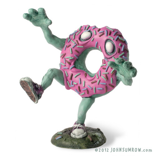 Weirdness abounds. Zombie doughnuts?