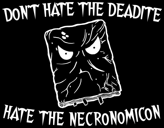 Necronomicon shirt goodness